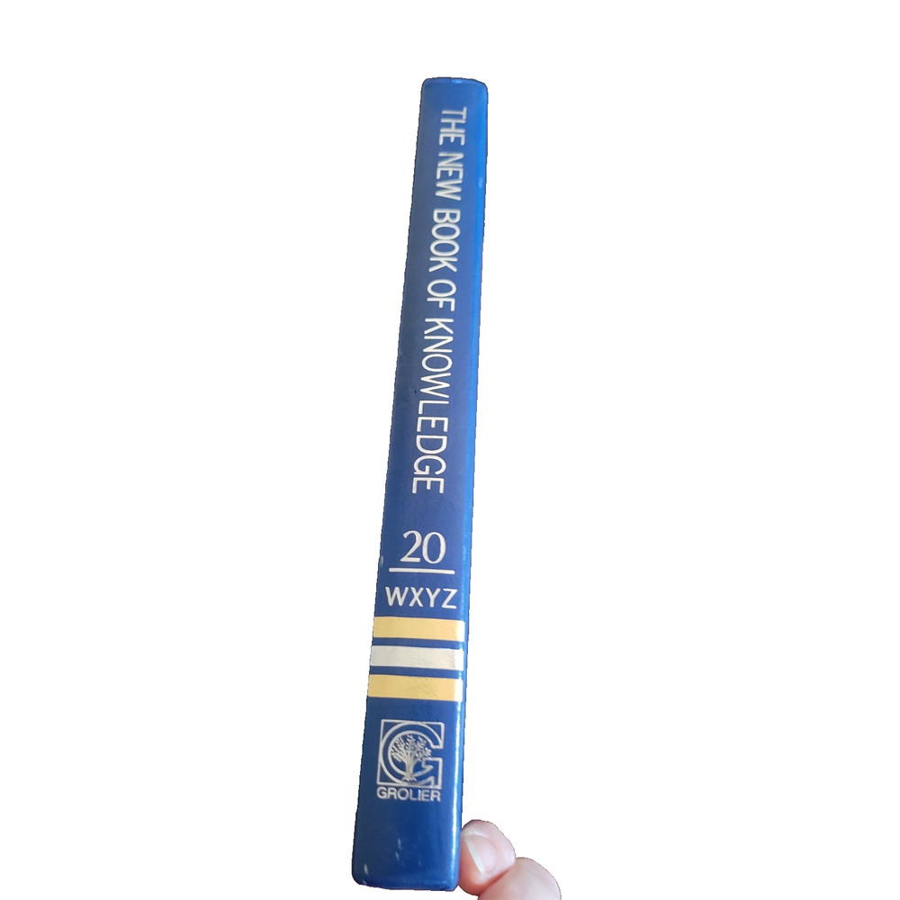 1991 New‎ Book Of Knowledge Grolier Hardcover Encyclopedia Volume 20 (WXYZ)